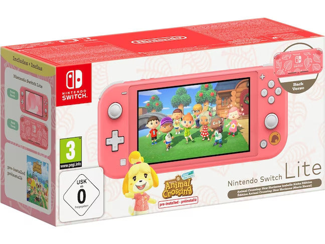 Nintendo Switch Lite Rose Edition Animal Crossing: New Horizons (Marie Hawaii) Paket