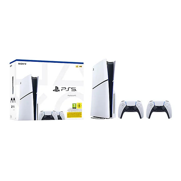 Sony PlayStation 5 (Disc) Slim + 2 DualSense Controller