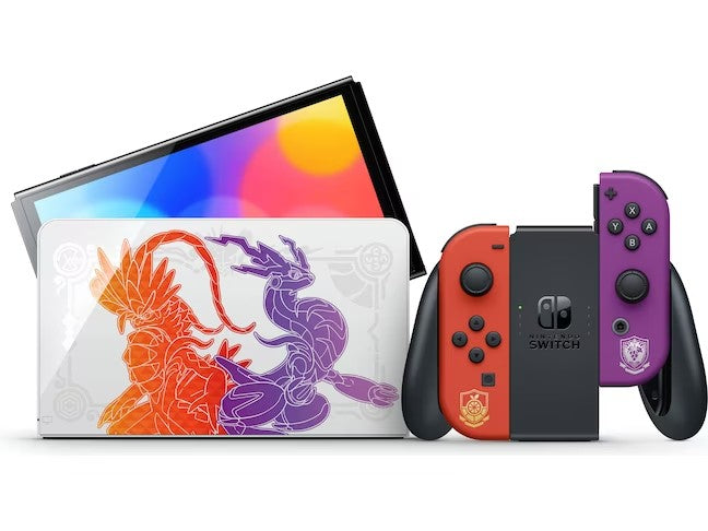Nintendo Switch – OLED-Modell Pokémon Karmesin & Purpur Edition